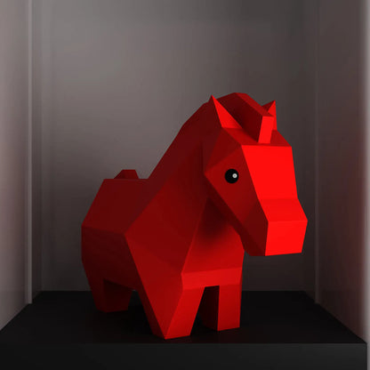 Nordic Pony Ornament - Modern Minimalist Desktop Decor for Living Room & Home Gift