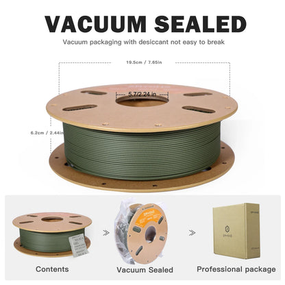 ERYONE Matte PLA Filament 1.75mm – 1KG High-Quality Spool for 3D Printing, Fast Shipping