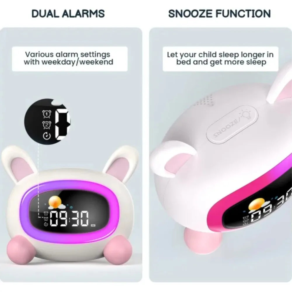 Kids Alarm Clock – OK to Wake Sleep Training Clock with Sound Machine, Birthday Gift for Boys & Girls