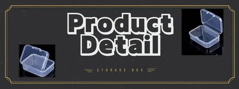 Mini Rectangular Plastic Storage Box – Translucent, Dustproof Jewelry & Small Item Container