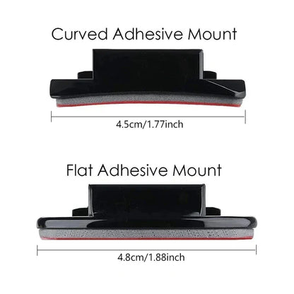 Helmet Adhesive Mount Set for GoPro Hero 8–13, Insta360, DJI & SJCAM – Flat & Curved Sticky Camera Accessories