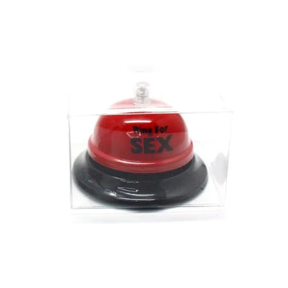 Creative Red Metal Sex Bell Ring – Fun Couple Flirting Novelty Toy & Gift