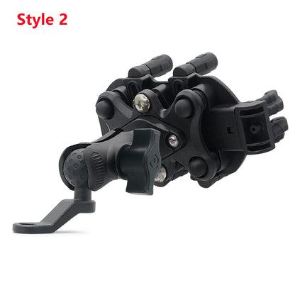 Aluminum Motorcycle Handlebar Phone Holder – Anti-Vibration Navigation & Mirror Mount Stand