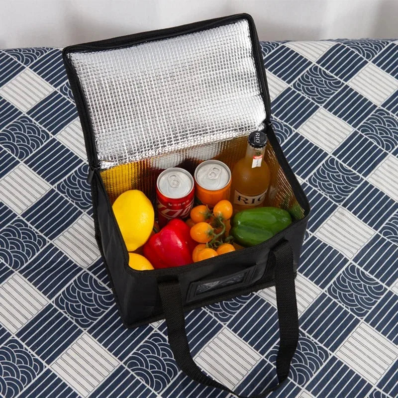 70L Large Insulated Thermal Cooler Bag – Portable Lunch Tote, Tin Foil Food Storage for Picnic, Camping, and Fresh Keeping