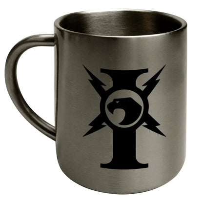 Warhammer 40K Metal Stainless Steel Cup | Imperial Double-Headed Eagle Mug | Game Peripheral Gift