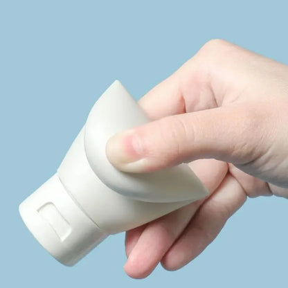 3/4 Pcs 60ml Travel Refillable Silicone Bottles - Empty Lotion, Shampoo & Cosmetic Squeeze Containers for Makeup