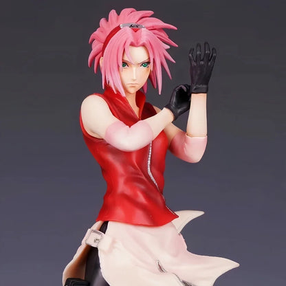 35cm Anime Naruto Haruno Sakura Figure – PVC Action Statue for Desktop Collection & Gifts