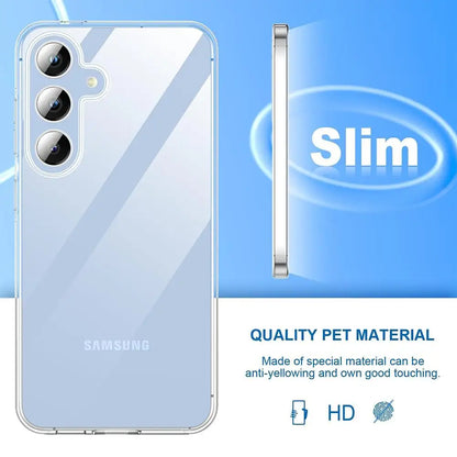 Samsung Clear Hybrid Phone Case - 360 Full-Body Hard PC Protective Cover