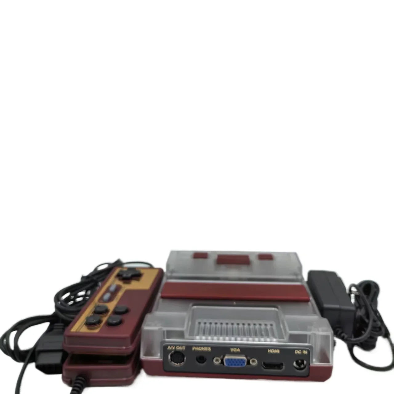 NES RGB FC Video Game Console — VGA & CGA Output Dual Screen Arcade Gaming System with HDMI Interface, Famicom Cable Compatible