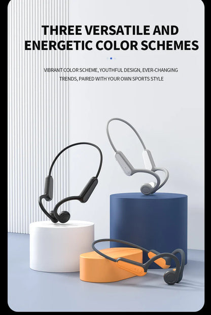 Xiaomi Mijia Real Bone Conduction Sport Headphones – Wireless Bluetooth Earphones with Mic, Hands-Free for Running
