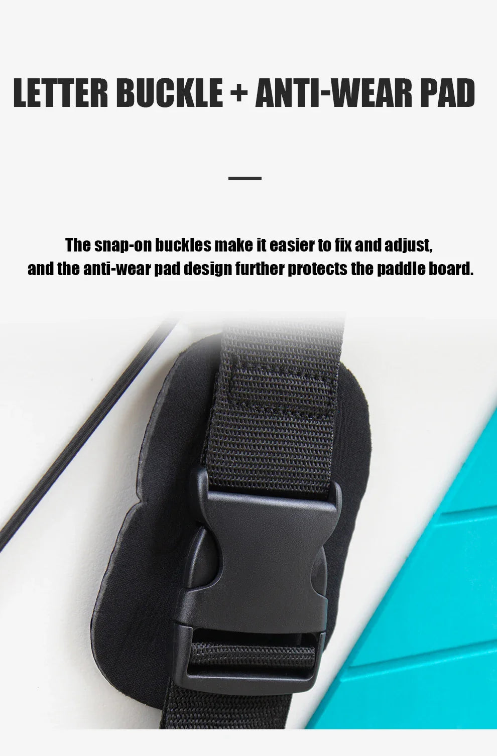 KOETSU Adjustable SUP Paddle Board Shoulder Strap — Comfortable Surfboard Carrying Belt