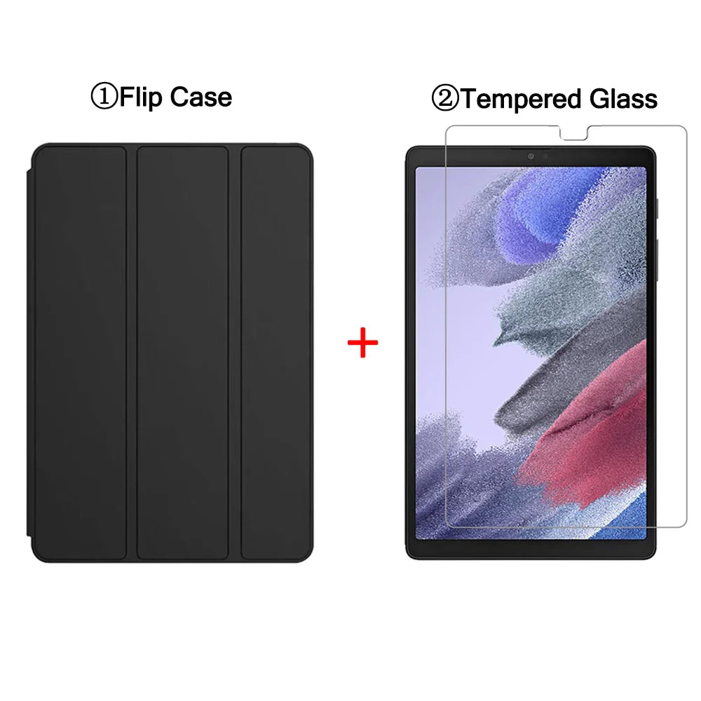 Slim Flip Case for Samsung Galaxy Tab A7 Lite 8.7" (2021) – Tri-Fold Stand Smart Folio Cover SM-T220/T225