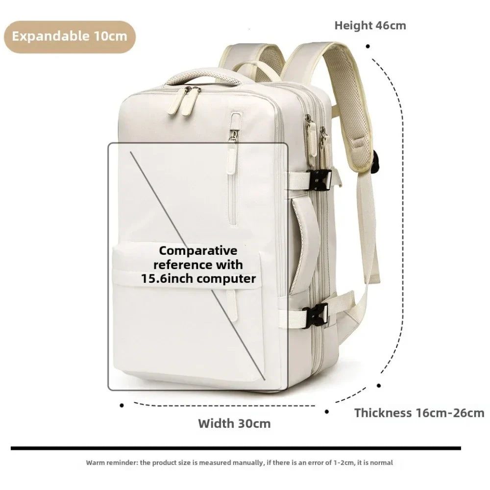 40x30x20 Cabin Backpack — Hand Luggage Laptop Bag for Airplane Travel, School, Men & Women