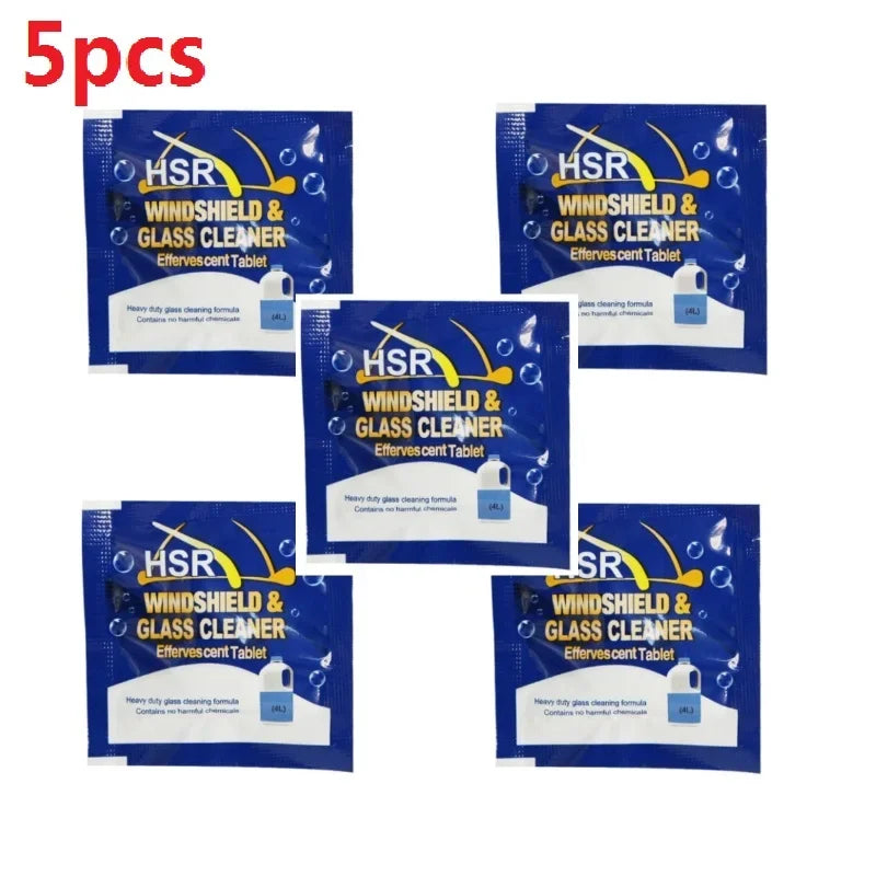 Car Windshield Washer Fluid Tablets | Concentrated Effervescent Wiper Cleaning Tablets for Windows & Kitchen