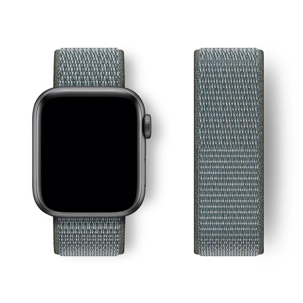 Sport Loop Strap for Apple Watch Band 40mm–49mm – Compatible with Series 3–10, SE & Ultra Adjustable Bracelet