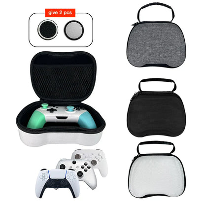 PS5/XBOX Series X/S/SWITCH Game Board Travel Carrying Hard Protection Box: Includes Two Rocker Caps - Suitable for Controllers