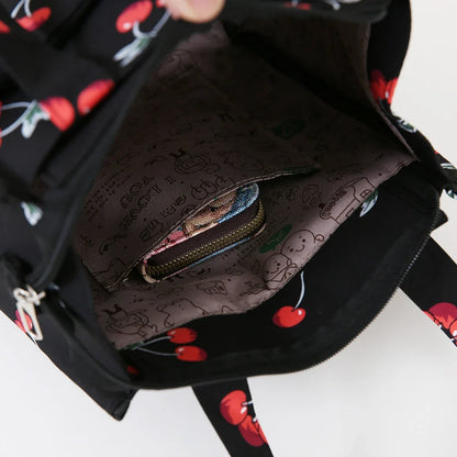 Fashionable Thickened Cotton Handbag — Large Capacity Tote, Mommy Bag, Lunch Box Storage Pouch, Commuter Handheld Bag