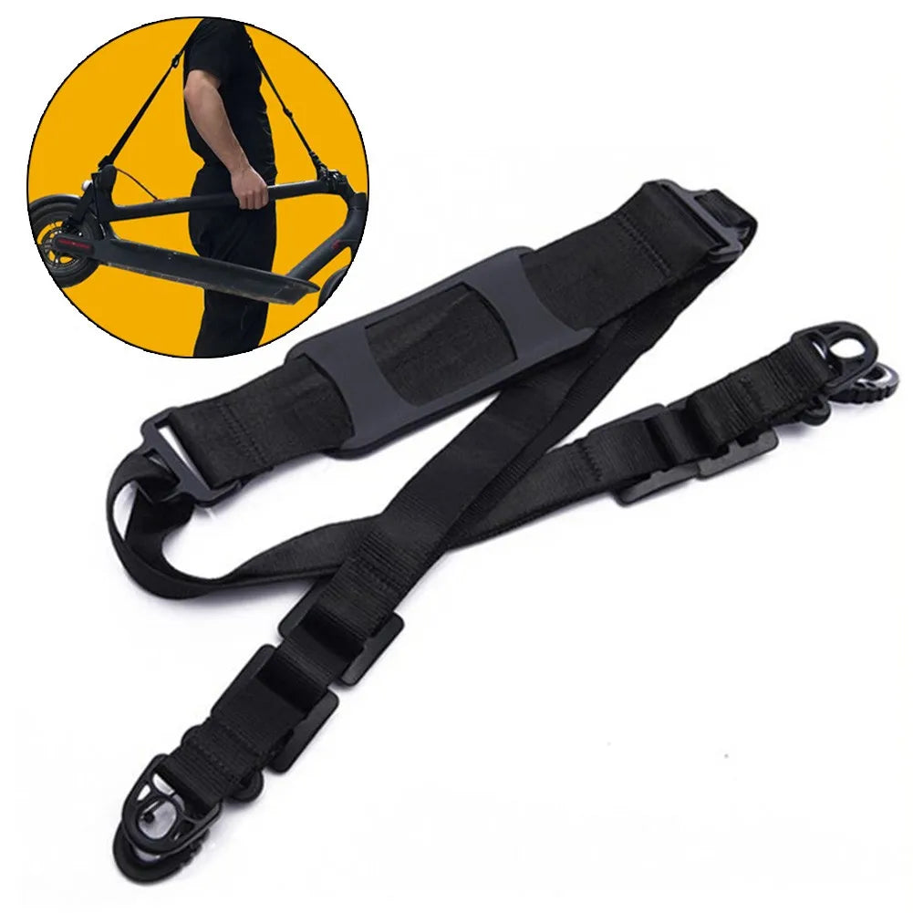 Scooter Shoulder Strap and Carrying Handle Belt - Durable Webbing for M365 Scooter, Skateboard Accessories