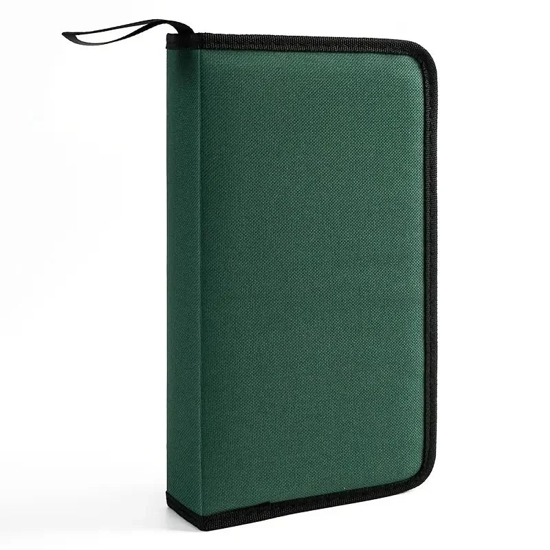 80-Disc Oxford Cloth CD Case Organizer – Portable Storage Holder for Car, Home & Travel Disc Protection Bag