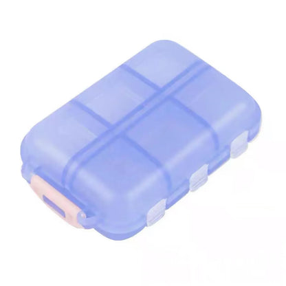 Tcare Travel Pill Organizer – Moisture-Proof Pills Box for Pocket or Purse, Portable Medicine & Vitamin Holder Container