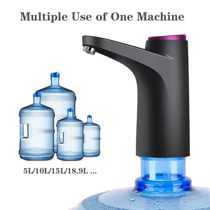 Wireless Electric Barreled Water Pump - Intelligent Pressurized Purified Water Dispenser, Automatic Pumping for Simple Barrel Type