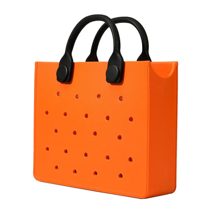 EVA Large Leather Shoulder Bag – Waterproof Casual Tote for Women, Beach Bag & Fashion Storage Handbag