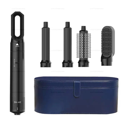 5-in-1 Hair Dryer Comb Set – Professional Hot Air Styler for Curling, Straightening & Volumizing Hair at Home
