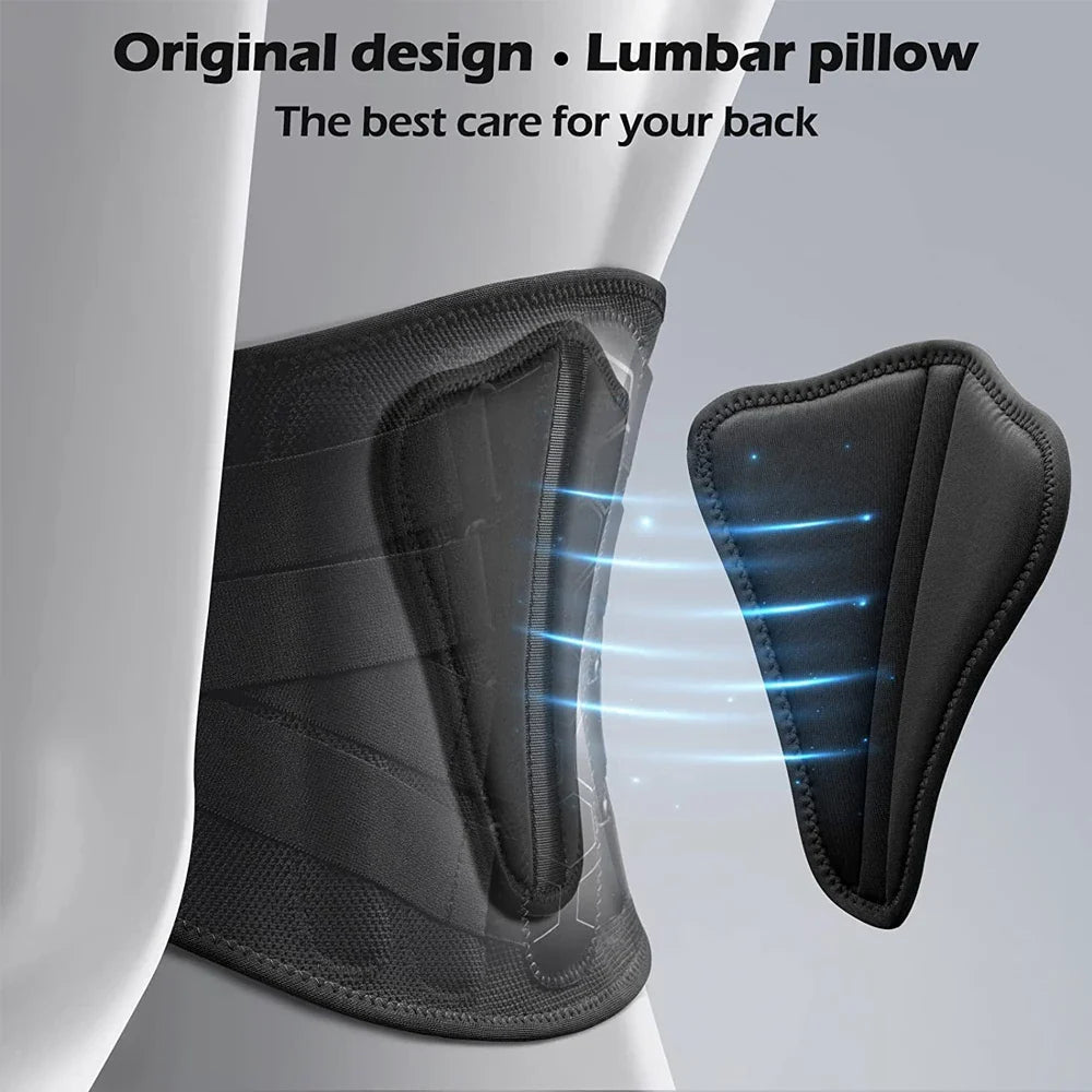 Lower Back Support Brace for Pain Relief – Adjustable Lumbar Support Belt for Work Lifting, Scoliosis & Waist Stabilization Comfort Wrap