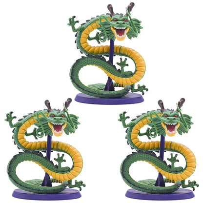 Dragon Ball Z Shenron Figure — Handmade PVC DBZ Son Goku Cyan Dragon Anime Figurine & Birthday Decoration Toy