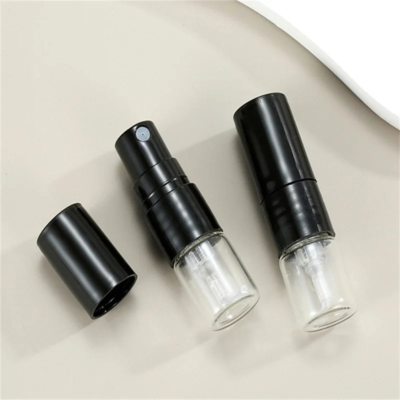 20/50/100/200pcs 1ML Portable Glass Spray Bottles | Refillable Perfume Sample Dispenser