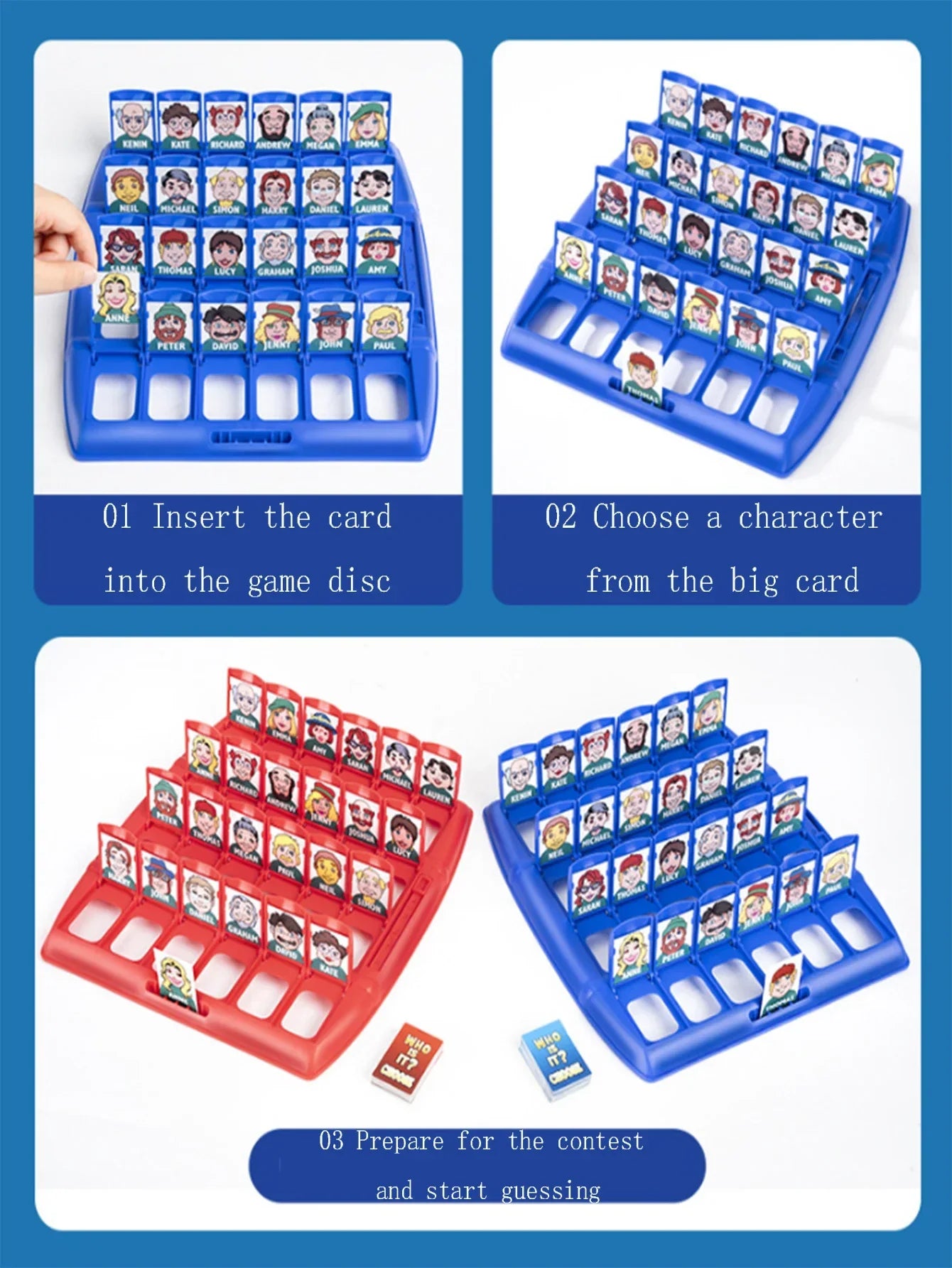 Head Game Logical Thinking Puzzle – Guess Who I Am, Parent-Child Interactive Board Game for Children