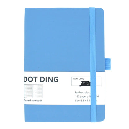 A5 Softcover Dotted Notebook – Kawaii Notepad, Weekly Planner, Diary for Students & Office Supplies