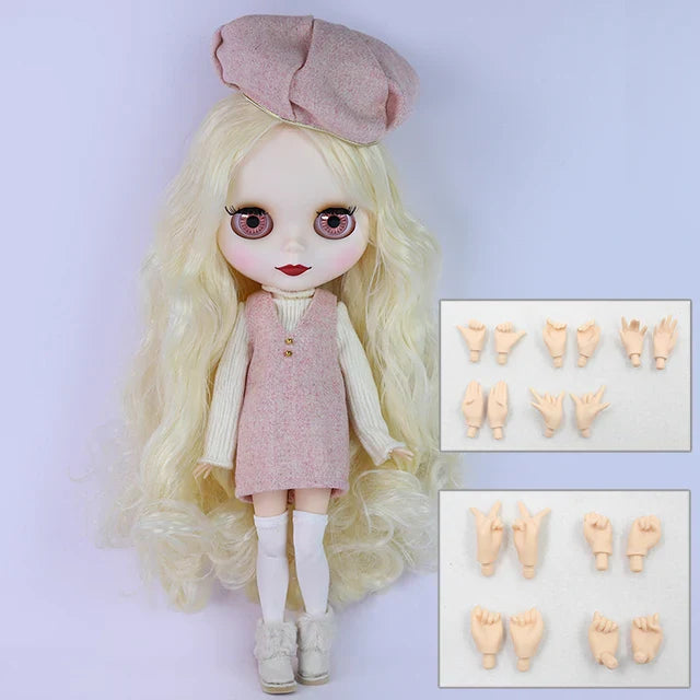 ICY DBS Blythe Doll 1/6 BJD – 30cm Joint Body Set with Random Eyes, Anime Girl Toy Gift