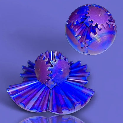 3D Gear Ball Fidget Toy – Stress Relief Spin Ball or Cube for Kids & Adults, Desk Toy for Anxiety & Focus
