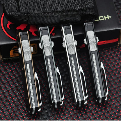 GK Series Mini Micro Tactical Pocket Knife – M390 Steel Zinc Alloy Handle EDC Outdoor Camping & Self-Defense Tool