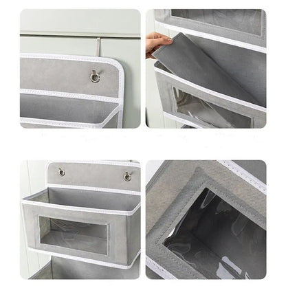 Space-Saving Non-Woven Storage Bag - Wall Hanging Wardrobe Organizer for Baby Diapers, Closet, Dorm, Bath & Kitchen Essentials