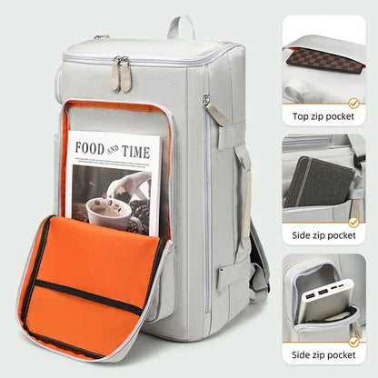 Large Capacity Gym Bag – Travel Backpack with Wet/Dry Separation, Shoulder Bags for Yoga, Fitness & Outdoor Sports
