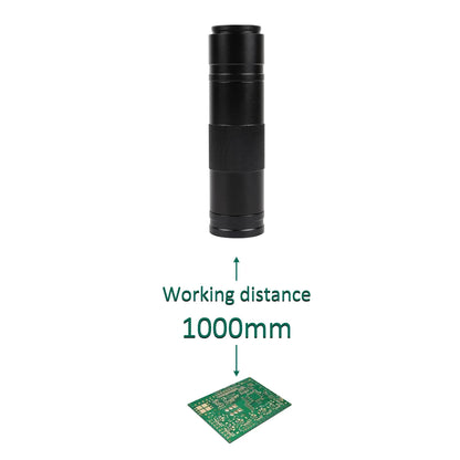 1080P 4K Digital Microscope — Full HD Industrial C-Mount Camera for PCB Welding & Mobile Phone Repair Stand