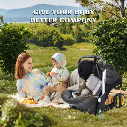 Portable Foldable Baby Stroller — Bidirectional Wagon for Easy Travel