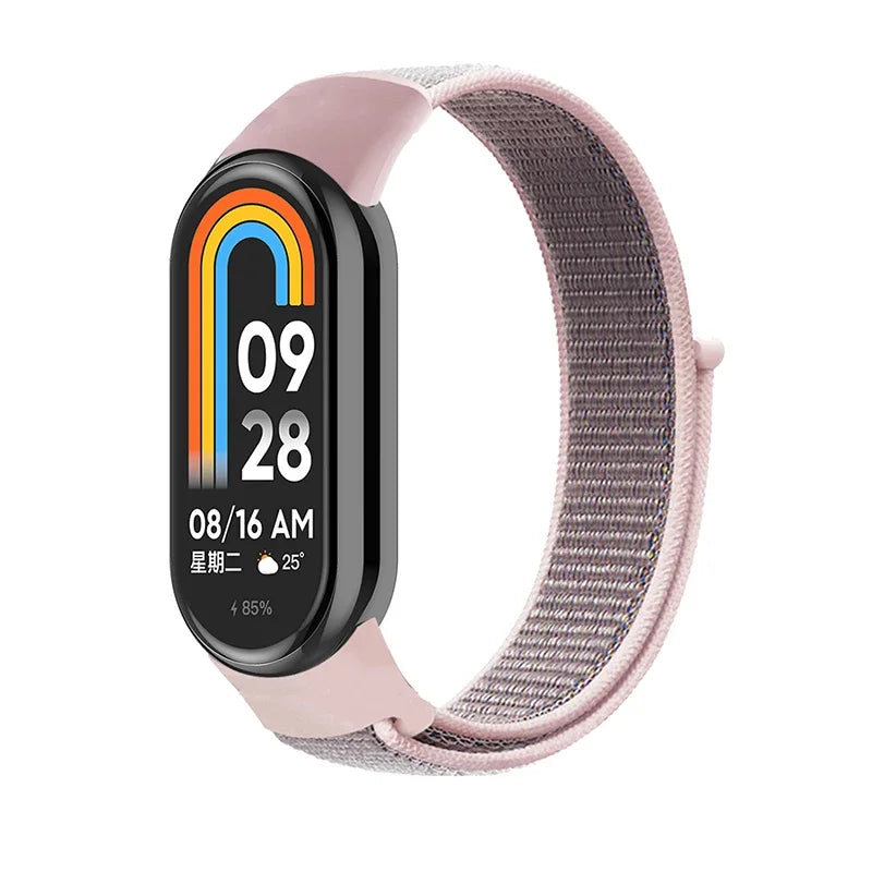 Sport Nylon Loop Strap for Xiaomi Mi Band 9 8 NFC – Replacement Wristband for Mi Band 7 6 5 4 3
