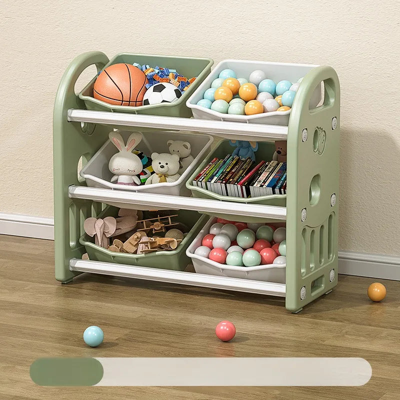 Multi Functional Baby Toy Storage Cabinet - Large Capacity Classification & Sorting Organizer Box for Home Use
