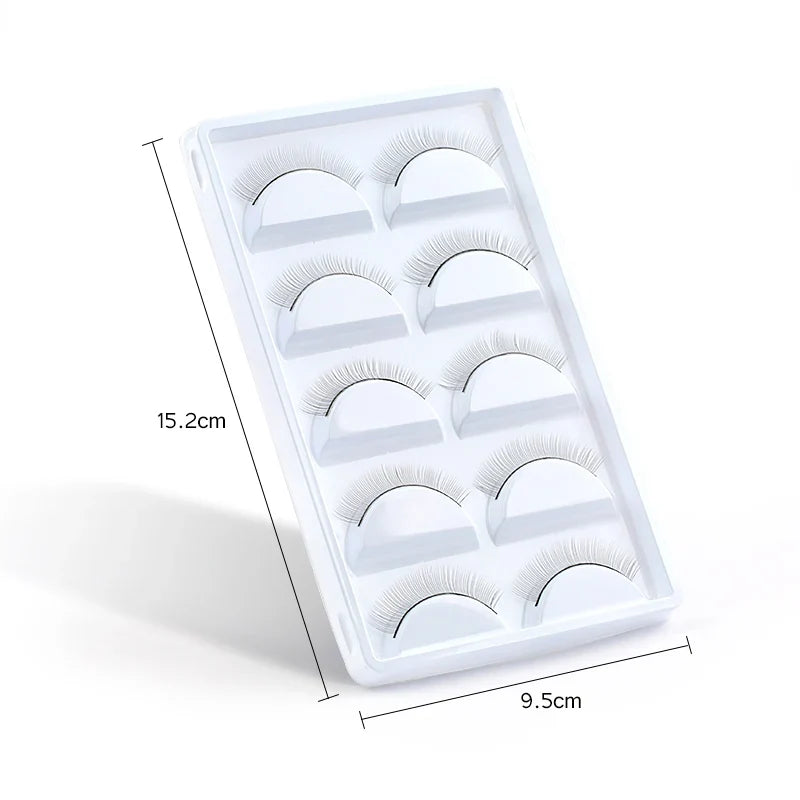 5/10/25 Pairs Training Eyelashes – Natural False Lashes for Beginner Eyelash Extension Practice
