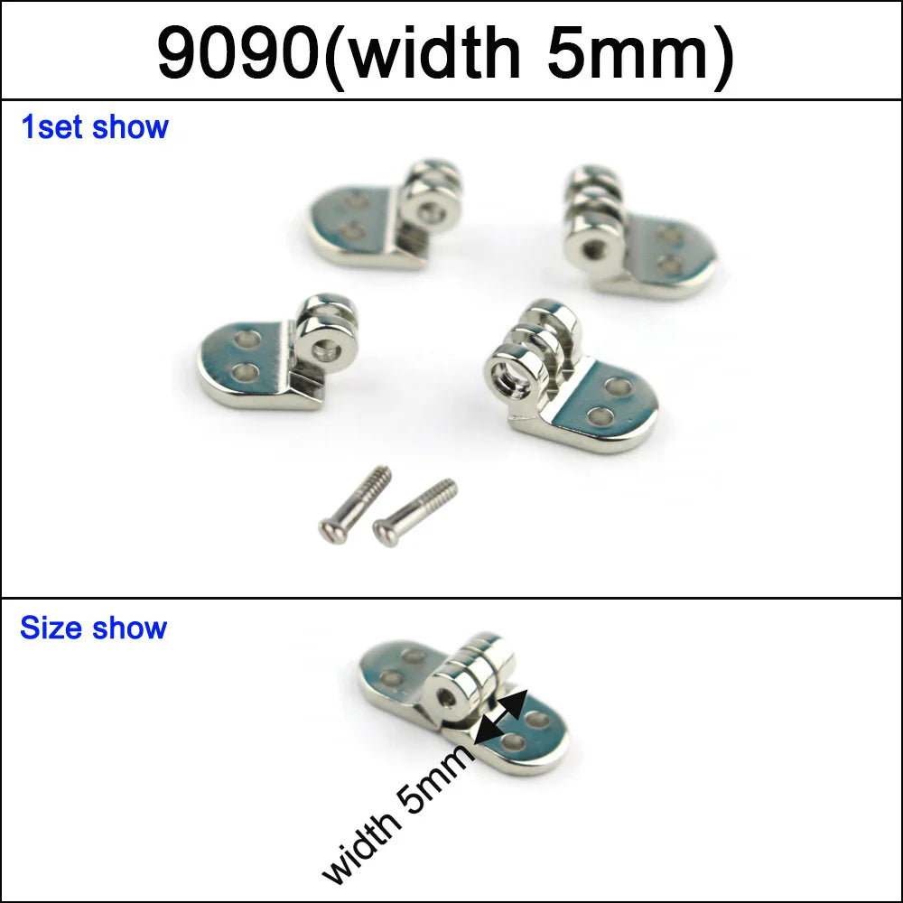 10 Sets Eyeglasses Hinge Replacement - Plastic Frames, Acetate Sunglasses, Wooden Glasses Repair Parts & Accessories