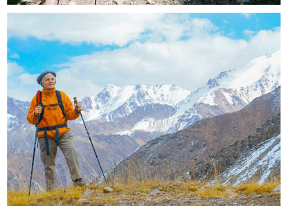 2PCS Nordic Walking Poles — Telescopic 7075 Aluminum Trekking Sticks for Hiking & Senderismo