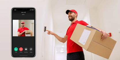 IMOU Video Doorbell 2S – 5000mAh Rechargeable Battery, 30° Pan Lens, Human Detection, Two-Way Talk, Waterproof, 100% Wire-Free with Chime