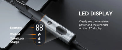 Kensen S16 3-in-1 Men’s Body Hair Shaver & Beard Trimmer Waterproof Electric Clipper