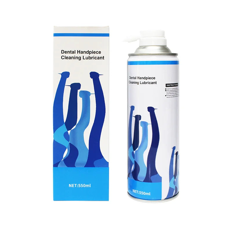 Dental Handpiece Cleaning Lubricant Spray – 300/550ml Oil for Handpiece Maintenance & Dentistry Lab Supply