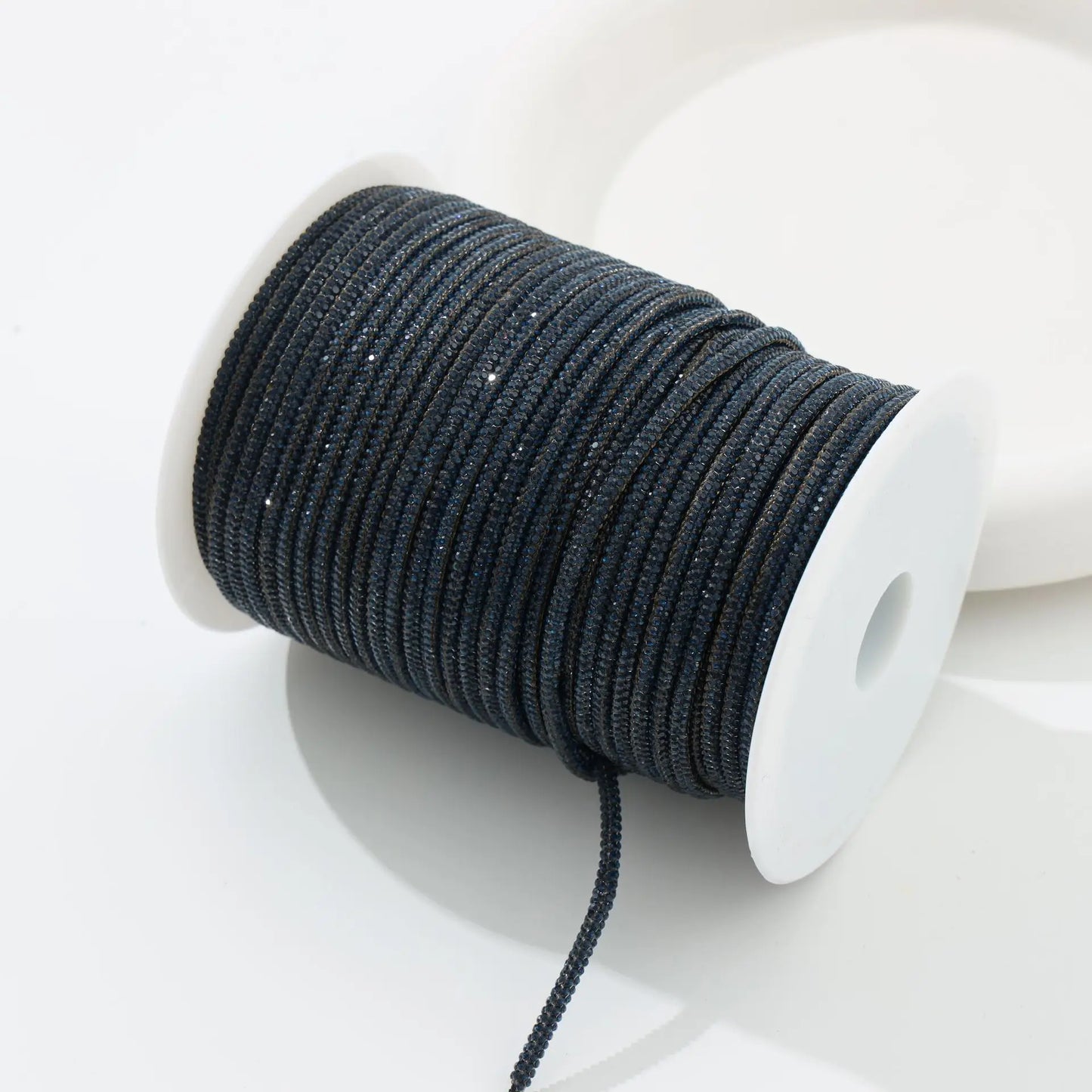 Rhinestone Cord Trim - 10-50 Yard Sparkling DIY Craft String for Clothing, Shoes, Bags & Wedding Decor