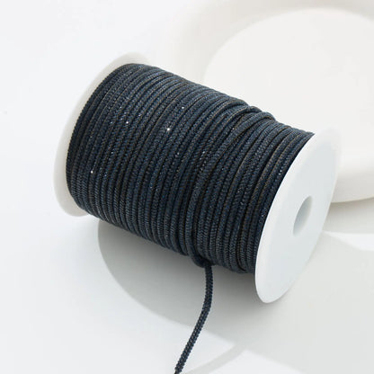 Rhinestone Cord Trim - 10-50 Yard Sparkling DIY Craft String for Clothing, Shoes, Bags & Wedding Decor