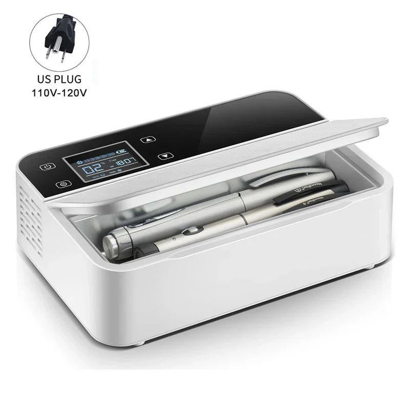 Mini Portable Insulin Refrigerator – 7800mAh Cooler for Insulin, Serum & Capsules, 260ml Capacity
